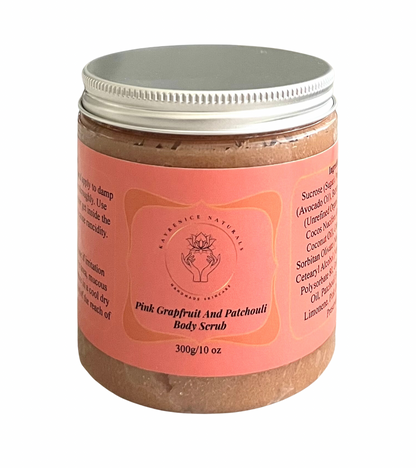 Pink Grapfruit And Rose Clay Body Scrub