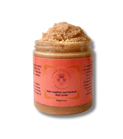 Pink Grapfruit And Rose Clay Body Scrub