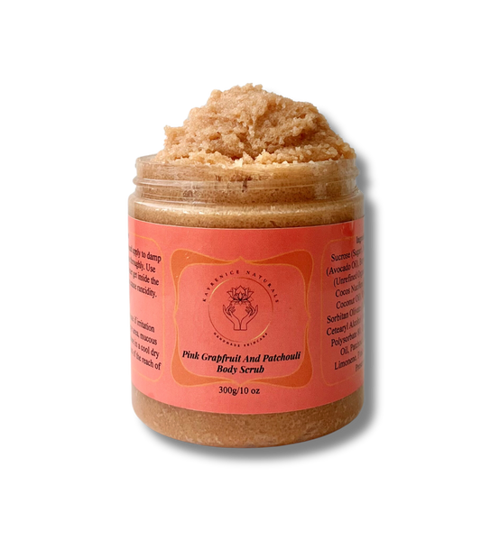 Pink Grapfruit And Rose Clay Body Scrub