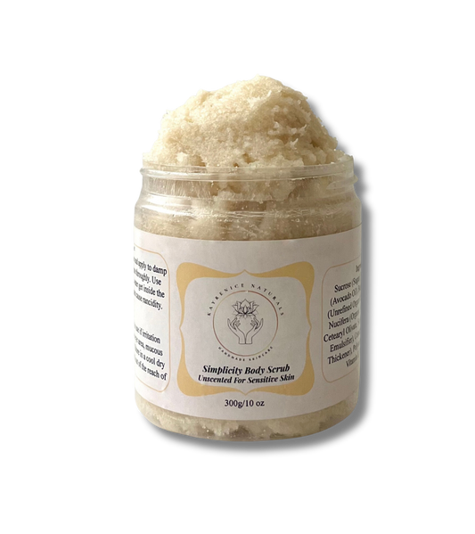 Simplicity White Clay Body Scrub (Unscented)